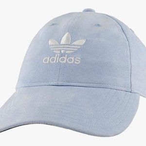 【NWT】Adidas Original Women’s Relaxed Adjustable Strap Back Hat Aero Blue Suede